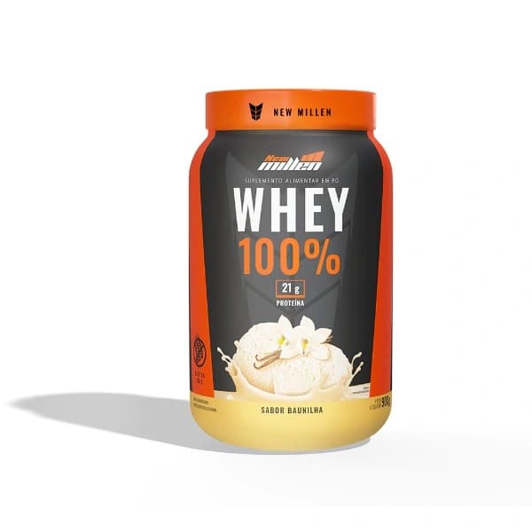 Whey Protein Complex pote 900- NEW MILLEN Baunilha